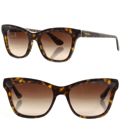 prada tortoise shell sunglasses cat eye|women's prada tortoise shell sunglasses.